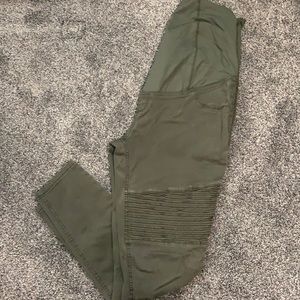 Olive Utility Maternity Jeans